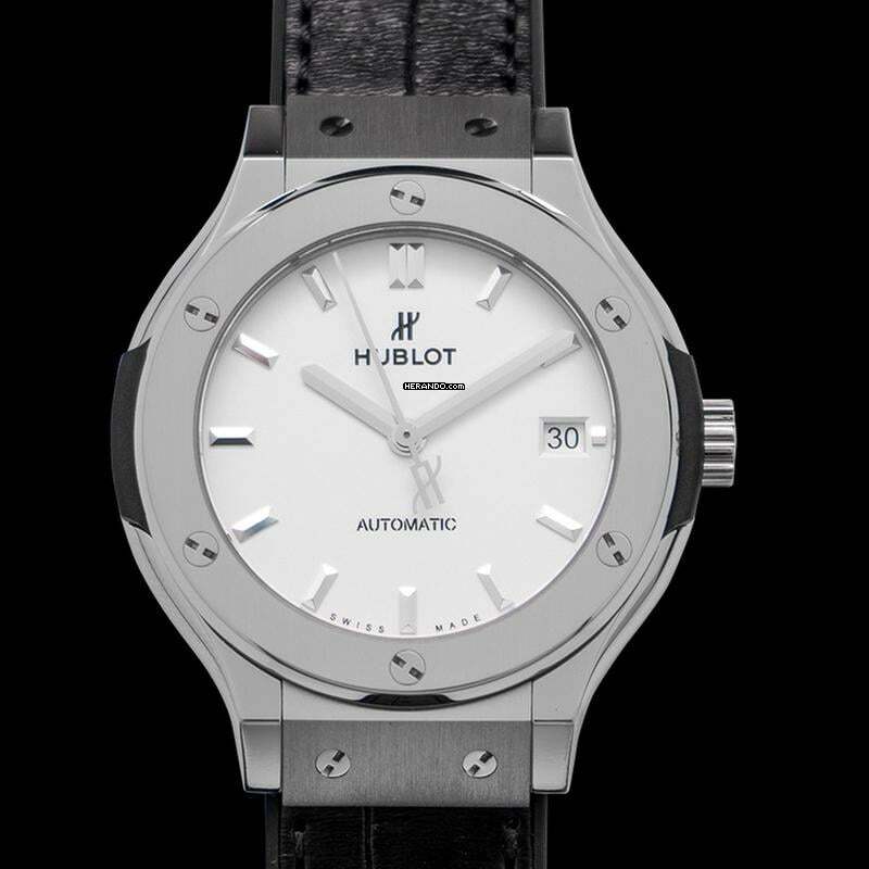 Thumbnail von Hublot Classic Fusion 565.NX.2611.LR - Classic Fusion Automatic Silver Dial Titanium Men's Watch </h1>