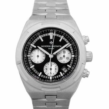  Vacheron Constantin Overseas Chronograph 5500V/110A-B481 - Overseas Automatic Black Dial Stainless Steel Men's Watch </h1> 
