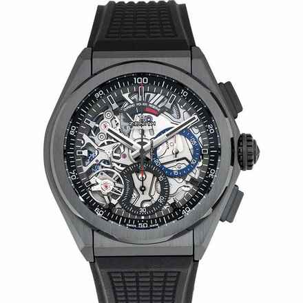  Zenith Defy El Primero 49.9000.9004/78.R782 - Defy El Primero 21 Black Ceramic/Skeleton/Rubber 44mm </h1> 