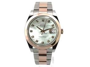 Thumbnail von Rolex Datejust 41 Ref. 126301 Perlmutt Diamant Oyster </h1>