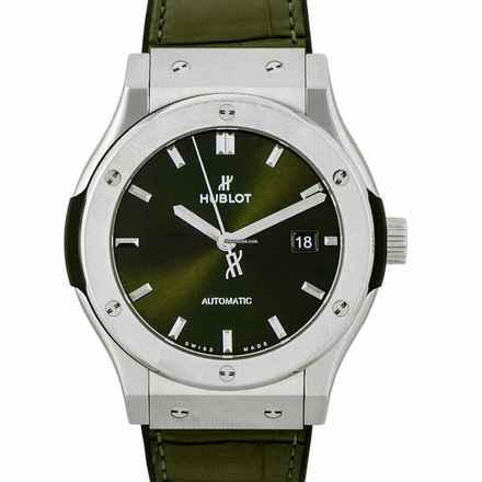  Hublot Classic Fusion 542.NX.8970.LR - Classic Fusion Green Titanium Automatic Green Dial Men's Watch </h1> 