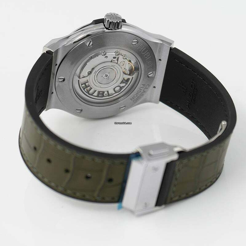 Thumbnail von Hublot Classic Fusion 542.NX.8970.LR - Classic Fusion Green Titanium Automatic Green Dial Men's Watch </h1>