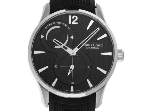  Louis Erard 1931 Gangreserve Stahl Handaufzug 42mm Neu 