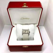 Thumbnail von Cartier Tank Divan Quartz 31mm Steel 1.49TCW DIAMONDS Watch </h1>