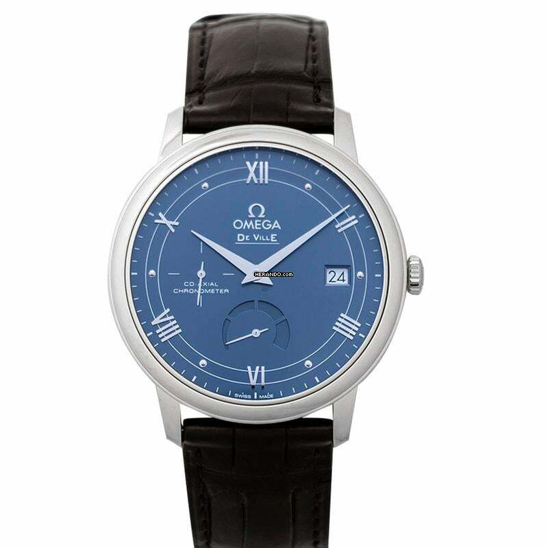 Omega De Ville Prestige 424.13.40.21.03.002 - De Ville Prestige Co-Axial Power Reserve 39.5 mm Automatic Blue Dial </h1>