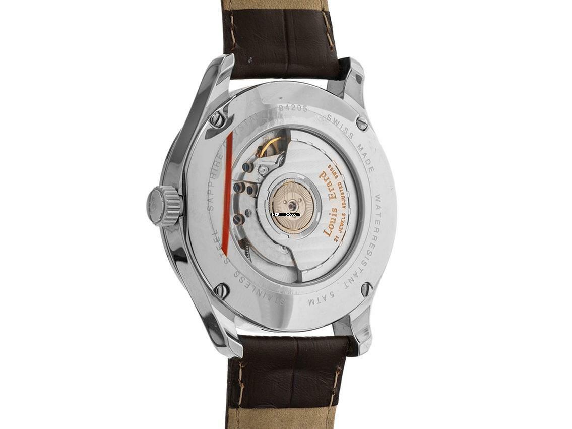 Thumbnail von Louis Erard 1931 GMT Big Date Stahl Automatik 40mm Neu