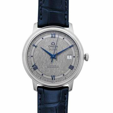  Omega De Ville Prestige 424.13.40.20.06.002 - De Ville Prestige Co-Axial 39.5 mm Automatic Grey Dial Steel Men's W </h1> 