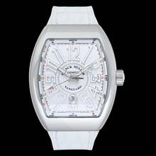 Thumbnail von Franck Muller Vanguard V41 SC DT AC BC - VANGUARD Automatic White Dial Stainless Steel Unisex Watch </h1>