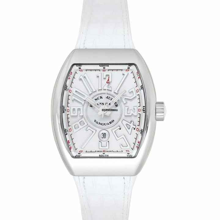  Franck Muller Vanguard V45 SCDT ACBC - VANGUARD Automatic White Dial Stainless Steel Men's Watch </h1> 