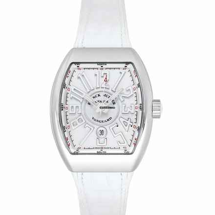  Franck Muller Vanguard V45 SCDT ACBC - VANGUARD Automatic White Dial Stainless Steel Men's Watch </h1> 