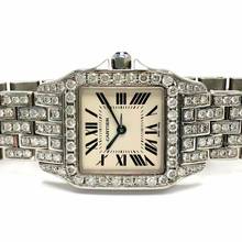 Thumbnail von Cartier Santos Demoiselle Quartz 20mm Steel Watch </h1>