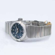 Thumbnail von Omega Constellation Ladies 123.15.27.20.53.001 - Constellation Co-Axial 27 mm Automatic Blue Dial Diamonds Ladies Wat </h1>