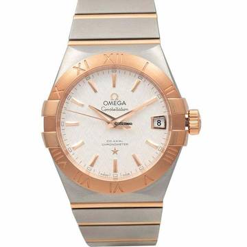 Omega Constellation Men 123.20.38.21.02.007 - Constellation Co-Axial 38 mm Automatic Silver Dial Red Gold Men's Wa </h1> 