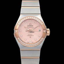 Thumbnail von Omega Constellation Ladies 123.25.27.20.57.004 - Constellation Co-Axial 27 mm Automatic Pink Mother Of Pearl Dial Dia </h1>