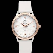 Thumbnail von Omega De Ville Prestige 424.22.33.20.55.001 - De Ville Prestige Co-Axial 32.7 mm Butterfly Automatic White Pearled </h1>