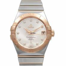 Thumbnail von Omega Constellation Men 123.20.38.21.52.001 - Constellation Co-Axial 38 mm Automatic Silver Dial Diamonds Red Gold </h1>