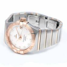 Thumbnail von Omega Constellation Men 123.20.38.21.52.001 - Constellation Co-Axial 38 mm Automatic Silver Dial Diamonds Red Gold </h1>