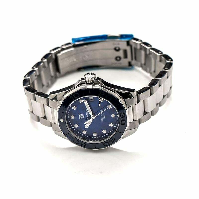 Thumbnail von TAG Heuer Aquaracer Lady WAY131L.BA0748 - Aquaracer Quartz Mother Of Pearl Dial with Diamonds Ladies Watch </h1>