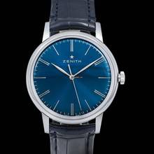 Thumbnail von Zenith Elite 6150 03.2272.6150/51.C700 - Elite 6150 Stainless Steel Automatic Blue Dial Men's Watch </h1>