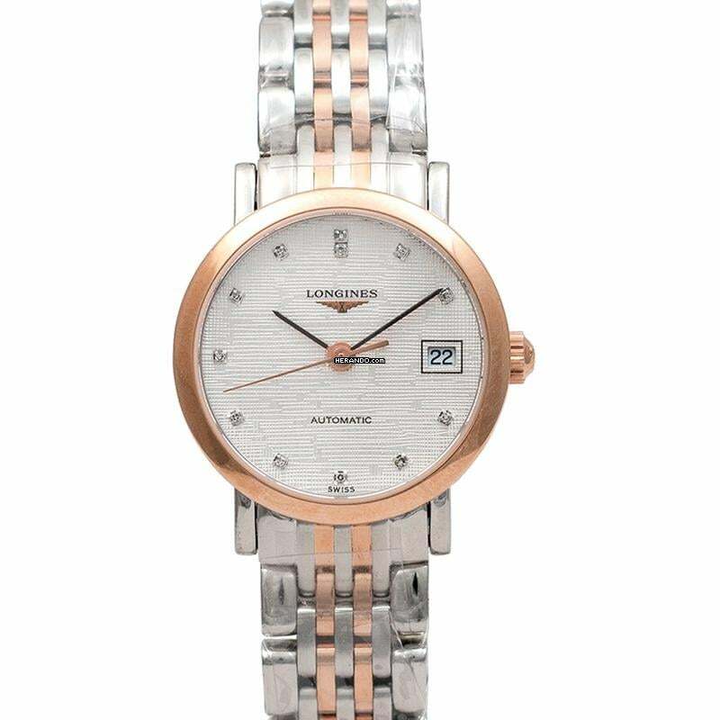  Longines Elegant L43095777 - The Longines Elegant Collection Automatic Diamonds Ladies Watch </h1> 