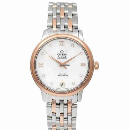  Omega De Ville Prestige 424.20.33.20.55.001 - De Ville Prestige Butterfly Co-Axial 32.7 mm Automatic Mother of pea </h1> 