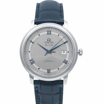  Omega De Ville Prestige 424.13.40.20.02.003 - De Ville Prestige Co-Axial 39.5 mm Automatic Silver Dial Steel Men's </h1> 