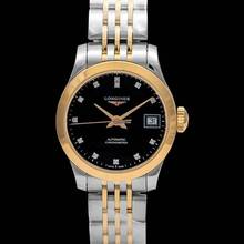 Thumbnail von Longines Record L23205577 - Record Automatic Black Dial Diamond Ladies Watch </h1>
