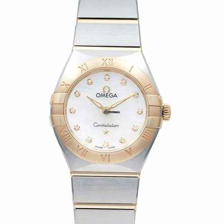  Omega Constellation 131.20.25.60.55.002 - Constellation Manhattan Quartz 25 mm Quartz White Dial Diamonds Yell </h1> 