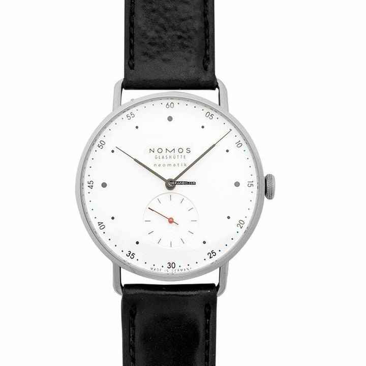  NOMOS Metro Neomatik 1113 - Metro Neomatik 39 Automatic White Silver-plated Dial 38.5mm Men's Watch </h1> 