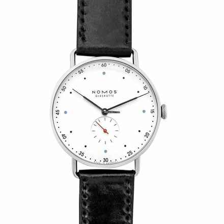  NOMOS Metro 38 1108 - Metro Manual-winding White Silver-plated Dial Stainless Steel Men's Watch </h1> 