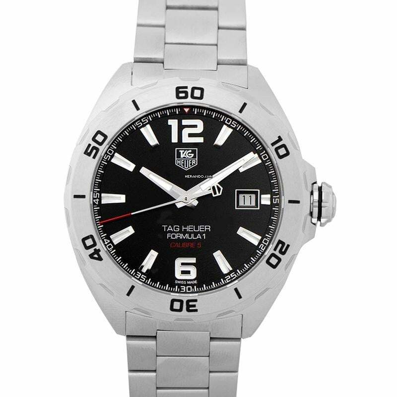  TAG Heuer Formula 1 Calibre 5 WAZ2113.BA0875 - Formula 1 Automatic Black Dial Men's Watch </h1> 