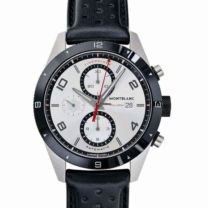  Montblanc Timewalker 116100 - TimeWalker Automatic Chronograph 43 mm Automatic Silver Dial Men's Watch </h1> 