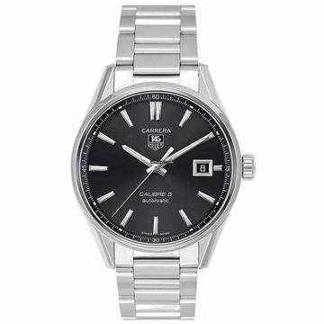  TAG Heuer Carrera Calibre 5 WAR211A.BA0782 - Carrera Calibre 5 Automatic Black Dial Men's Watch </h1> 