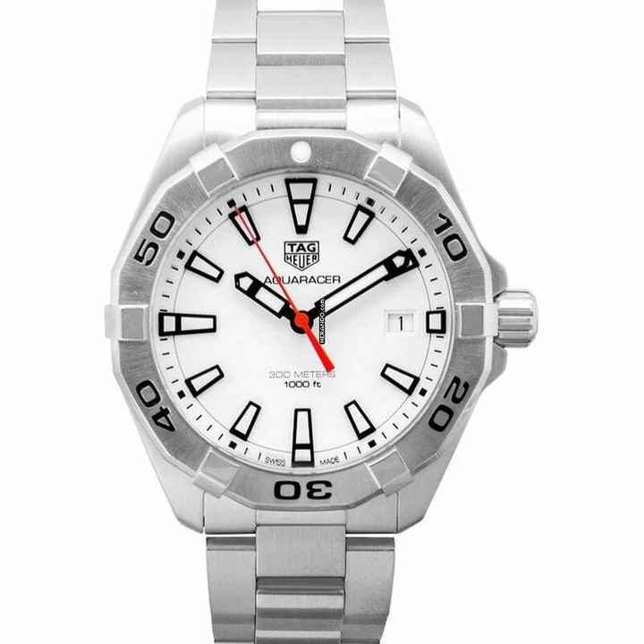  TAG Heuer Aquaracer 300M WBD1111.BA0928 - Aquaracer Quartz White Dial Men's Watch </h1> 