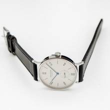 Thumbnail von NOMOS Tangente 38 Datum 130 - Tangente 38 Date Manual-winding White Silver-plated Dial 37.5mm Men's Watch </h1>