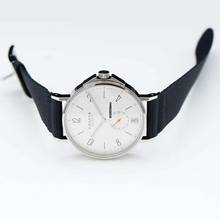 Thumbnail von NOMOS Ahoi Datum 551 - Nomos Glashutte Ahoi Date Silver/Textile Strap 40.3mm </h1>