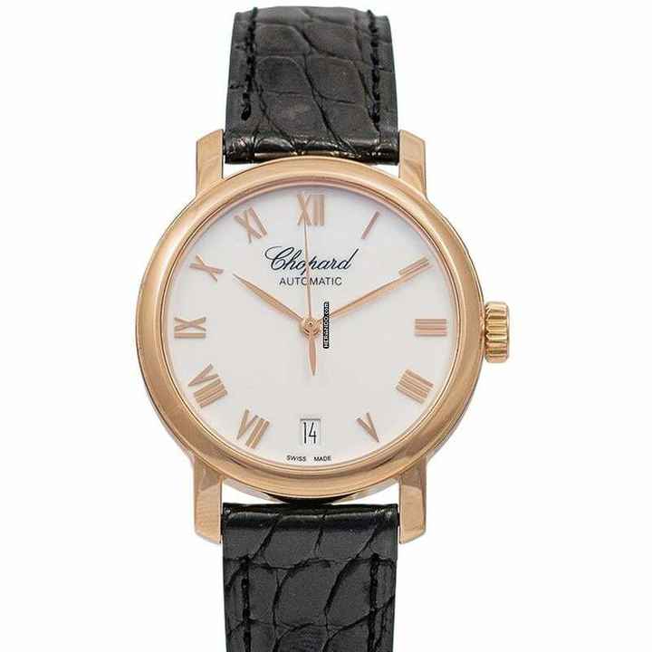  Chopard Classic 124200-5001 - Classic Automatic White Dial Rose Gold Ladies Watch </h1> 