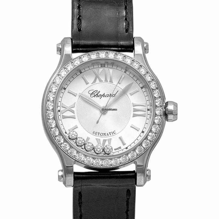  Chopard Happy Sport 278573-3003 - Happy Sport Automatic Silver Dial Stainless Steel Ladies Watch </h1> 
