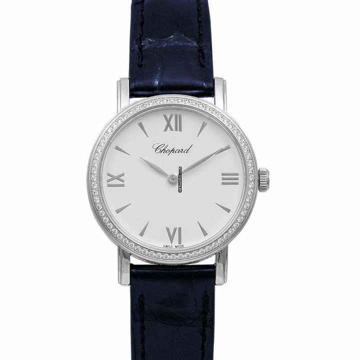  Chopard Classic 137387-1201 - Classic Quartz White Dial Ladies Diamond Watch </h1> 