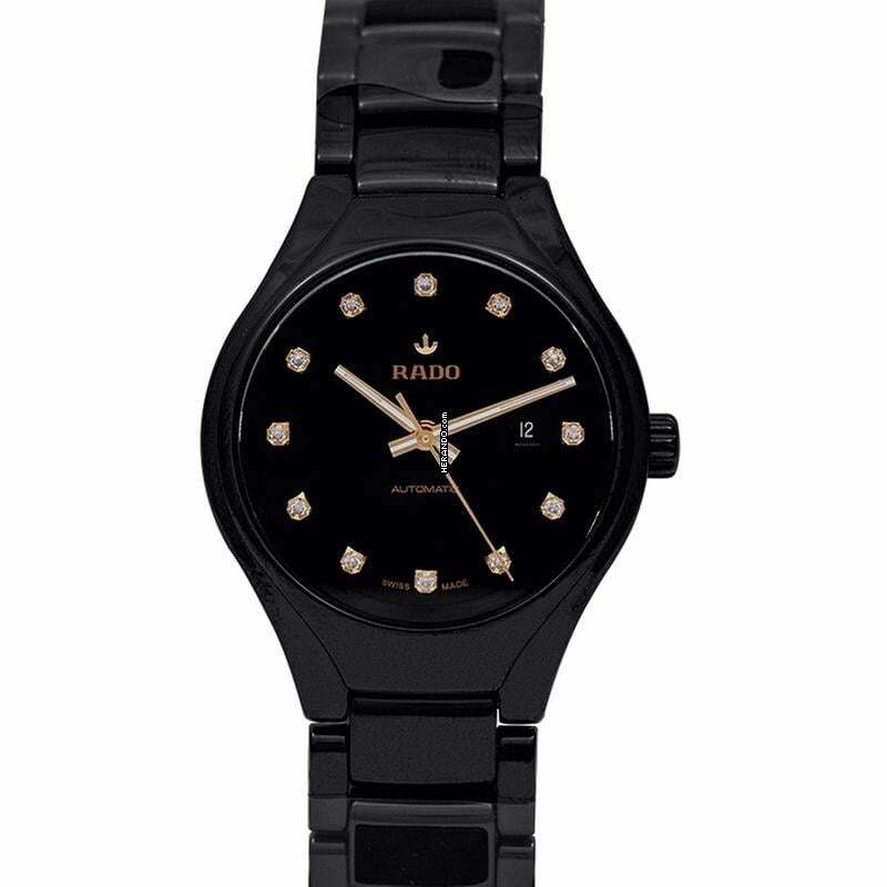  Rado True R27242732 - True Automatic Diamonds Black Dial Ladies Watch </h1> 