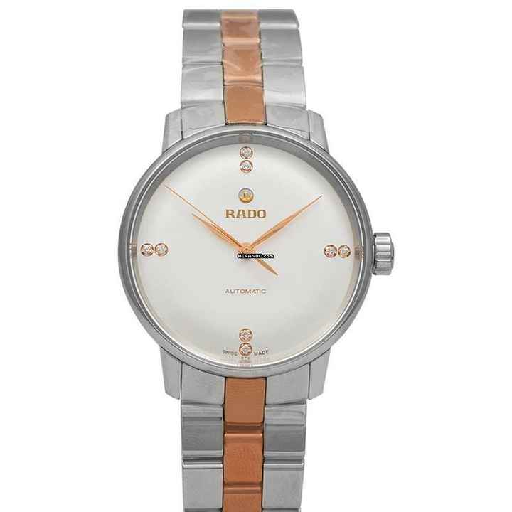  Rado Coupole R22862722 - Coupole Automatic White Dial Ladies Watch </h1> 