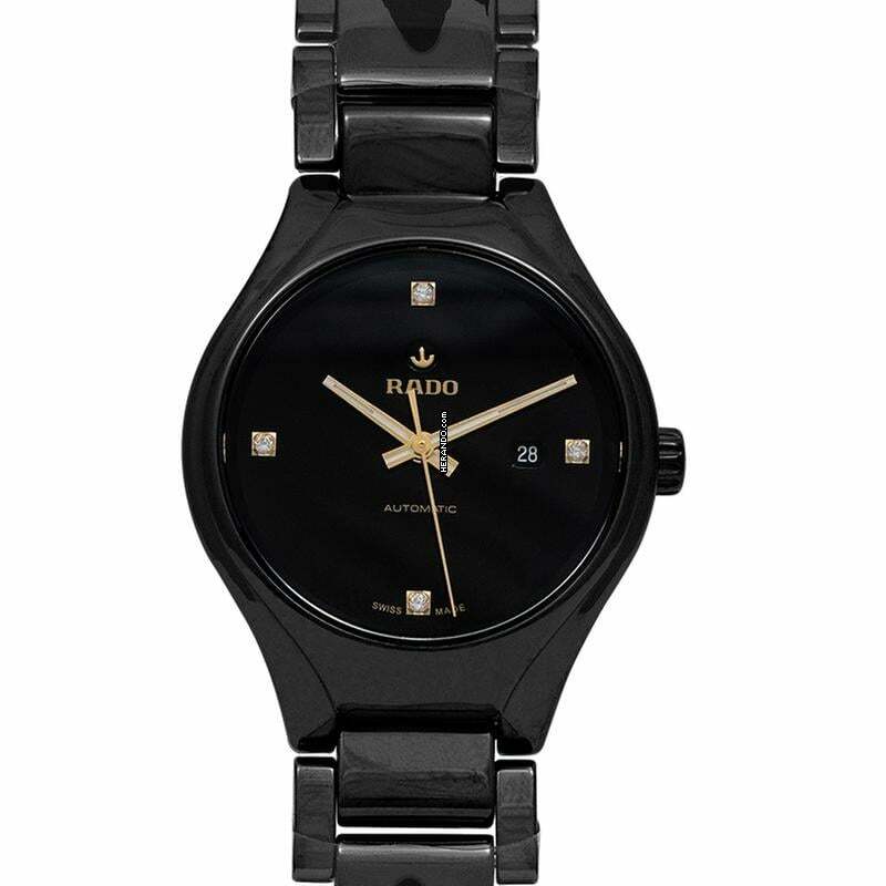  Rado True R27242712 - True Automatic Diamonds Black Dial Ladies Watch </h1> 