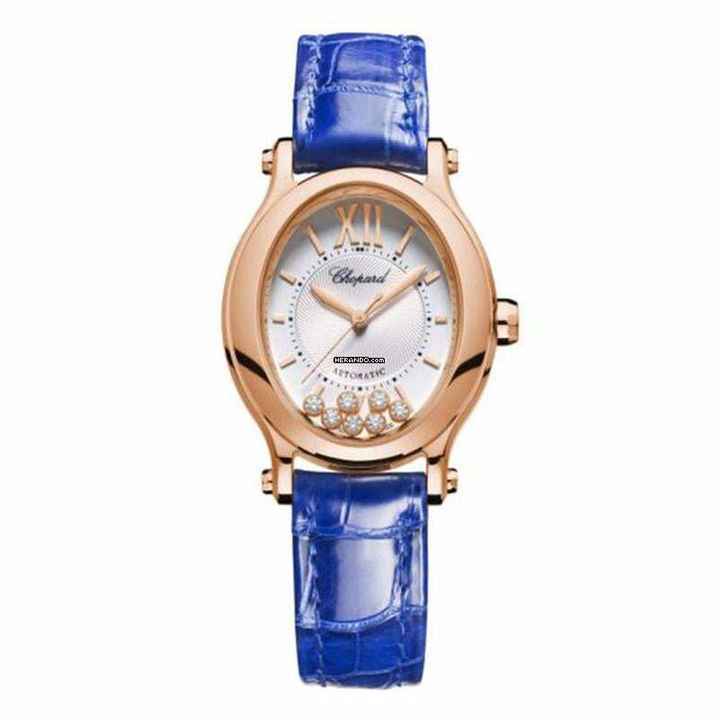  Chopard 275362-5001 - Happy Diamonds Automatic Mother of Pearl Dial 18k Rose Gold Ladies Watch </h1> 