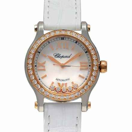  Chopard Happy Sport 278573-6020 - Happy Sport Automatic White Dial Stainless Steel Ladies Watch </h1> 