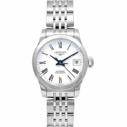 Longines Record L23204116 - Record Automatic White Dial Ladies Watch </h1> 