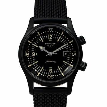  Longines Legend Diver L37742509 - Heritage Legend Diver Automatic Black Dial Men's Watch </h1> 