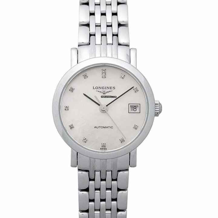  Longines Elegant L43094876 - The Longines Elegant Collection Automatic Diamonds Ladies Watch </h1> 
