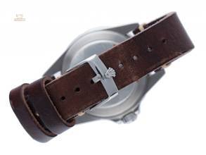 Thumbnail von Rolex Submariner No Date Maxi Dial Edelstahl Automatik Armband Leder 40mm Ref.5513 Vintage Bj.1981 Box&Beschreibung mit Zertifikat über 12.800,-€