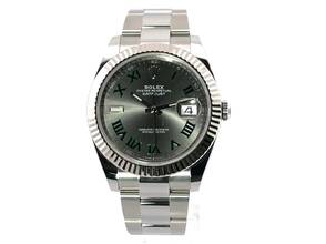  Rolex Datejust 41 Edelstahl Weißgold 126334 Rhodium Römisch Oyster </h1> 
