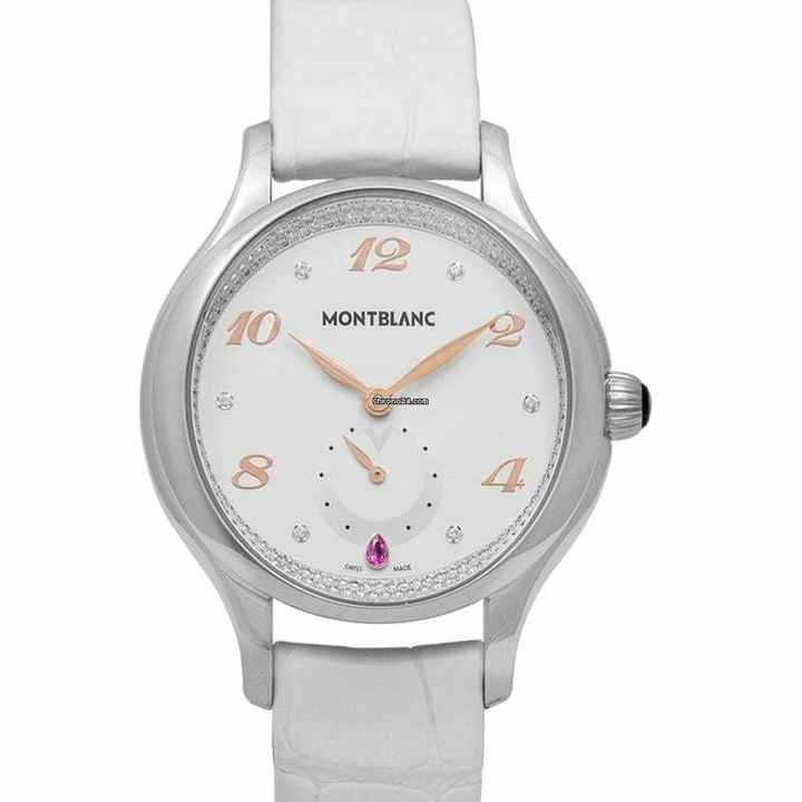 Montblanc Princess Grace De Monaco 106499 - Princess Grace De Monaco Quartz White Dial with Diamonds Ladies Watch </h1> 